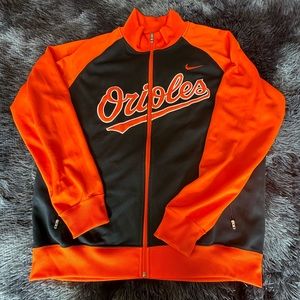 Men’s Nike Baltimore Orioles zip-up sweat shirt, XL